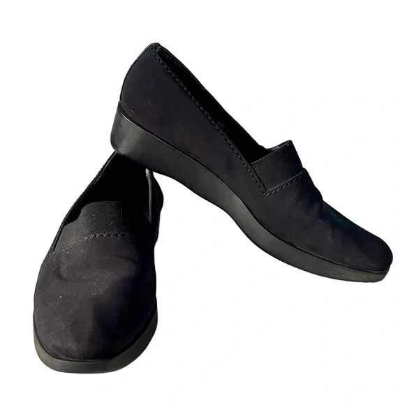 Stuart Weitzman Black Loafers Slip-On Shoes s-l400.jpg main image 4